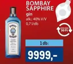 Metro Bombay Sapphire gin ajánlat
