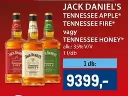 Metro Jack Daniel's Tennessee apple / fire / honey ajánlat