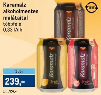 Metro Karamalz alkoholmentes malátaital ajánlat