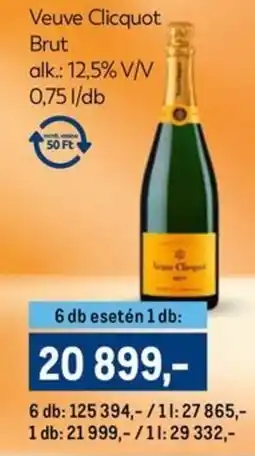 Metro Veuve Clicquot Brut ajánlat