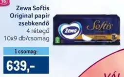 Metro Zewa Softis Original papír zsebkendő ajánlat