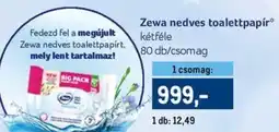 Metro Zewa nedves toalettpapír ajánlat