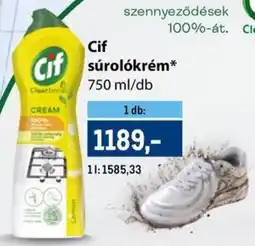 Metro Cif súrolókrém ajánlat