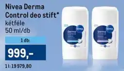 Metro Nivea Derma Control deo stift ajánlat