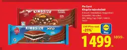 Lidl Fin Carré Kingsize tejcsokoládé ajánlat