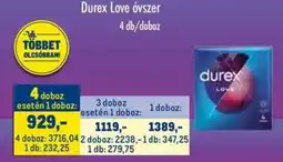 Metro Durex Love óvszer ajánlat