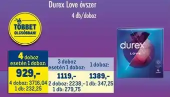Metro Durex Love óvszer ajánlat