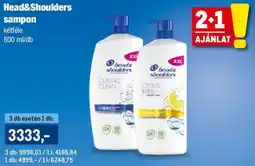 Metro Head&Shoulders sampon ajánlat