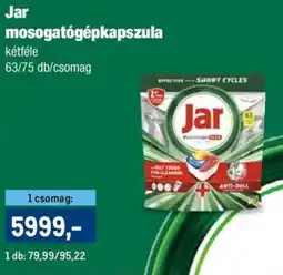 Metro Jar mosogatógépkapszula ajánlat