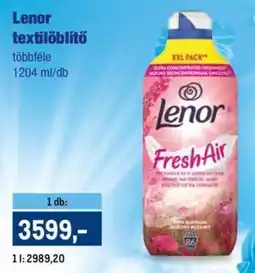 Metro Lenor textilöblítő ajánlat