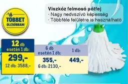 Metro Viszkóz felmosó pótfej ajánlat