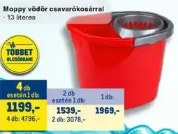 Metro Moppy vödör csavarókosárral ajánlat
