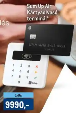 Metro Sum Up Air Kártyaolvasó terminál ajánlat