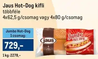 Metro Jaus Hot-Dog kifli ajánlat