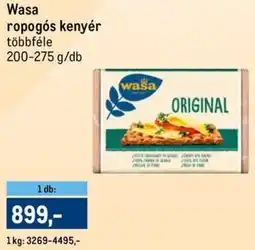 Metro Wasa ropogós kenyér ajánlat