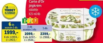 Metro Carte d'Or jégkrém ajánlat