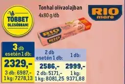 Metro Tonhal olívaolajban ajánlat
