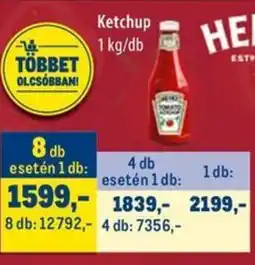 Metro Heinz Ketchup ajánlat