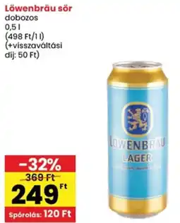 Spar Löwenbräu sör ajánlat