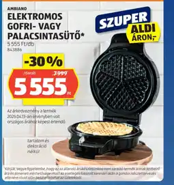 ALDI AMBIANO ELEKTROMOS GOFRI- VAGY PALACSINTASÜTŐ ajánlat