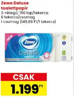 Spar Zewa Deluxe toalettpapír ajánlat