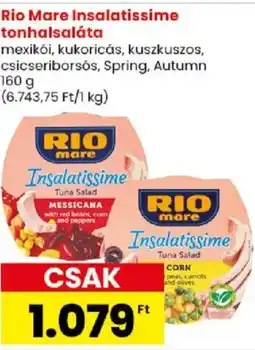 Spar Rio Mare Insalatissime tonhalsaláta ajánlat