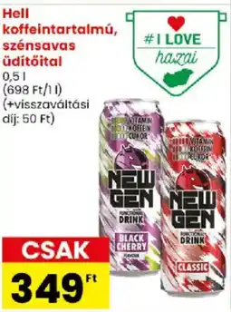 Spar Hell koffeintartalmú ajánlat