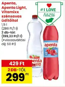 Spar Apenta, Apenta Light, Vitamixx ajánlat