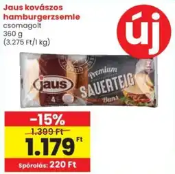 Spar Jaus kovászos hamburgerzsemle ajánlat