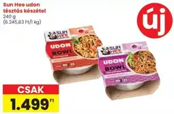 Spar Sun Hee udon tésztás készétel ajánlat