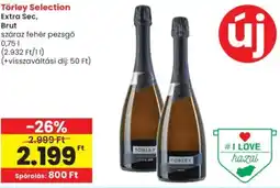 Spar Törley Selection Extra Sec, Brut ajánlat