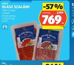 ALDI OLASZ SZALÁMI ajánlat