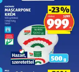 ALDI MASCARPONE KRÉM ajánlat