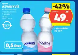 ALDI AQUITAS ÁSVÁNYVÍZ ajánlat