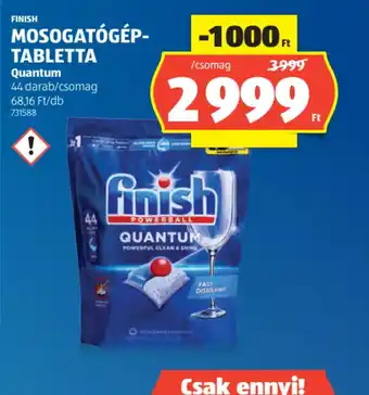 ALDI FINISH MOSOGATGÉP-TABLETTA ajánlat