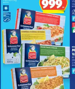 ALDI GOLDEN SEAFOOD MAGYAR TERMÉKNYENC HALFILÉ ajánlat