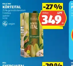 ALDI RIO D'ORO KÖRTEITAL ajánlat