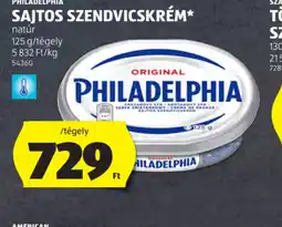 ALDI PHILADELPHIA SAJTOS SZENDVICSKRÉM ajánlat
