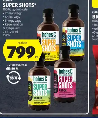 ALDI HOHES C SUPER SHOTS ajánlat