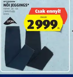 ALDI NŐI JEGGINGS ajánlat