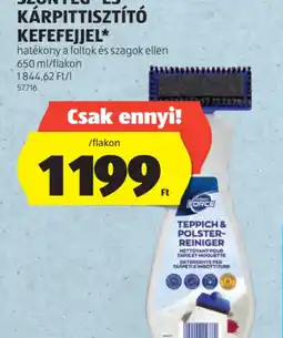 ALDI POWER FORCE SZŐNYEG- ÉS KÁRPITTISZTÍT KEFEFEJJEL ajánlat