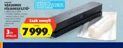 ALDI AMBIAANO VÁKUUMOS FLIAHEGESZTŐ ajánlat