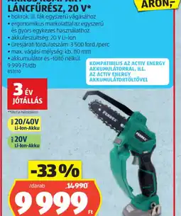 ALDI FERREX AKKUS KOMPAKT LÁNCFŰRÉSZ ajánlat