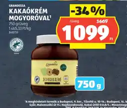 ALDI GRANDESSA KAKAKRÉM MOGYORVAL ajánlat