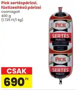 Spar Pick sertéspárizsi, füstízesítésű párizsi ajánlat