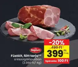 Spar Regnum Füstölt, főtt tarja ajánlat