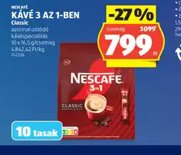 ALDI NESCAFÉ KÁVÉ 3 AZ 1-BEN ajánlat