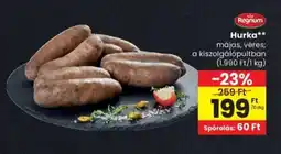 Spar Regnum Hurka ajánlat