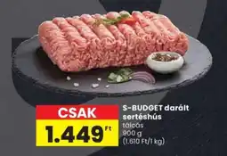 Spar S-BUDGET darált sertéshús ajánlat