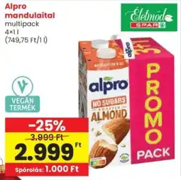 Spar Alpro mandulaital ajánlat